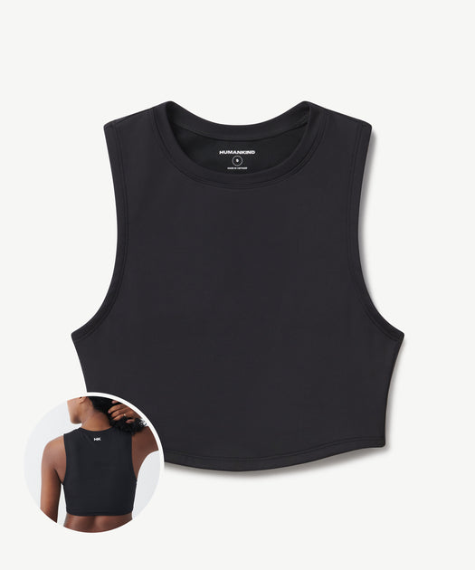 high support swim top
