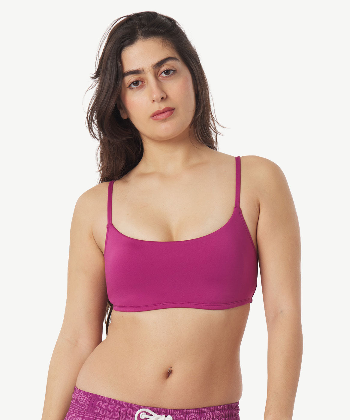 Scoop Swim Top